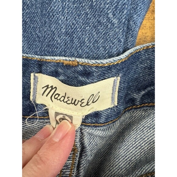 Madewell Women's Superwide-Leg Jeans Medium Wash Size 27 - Picture 9 of 11